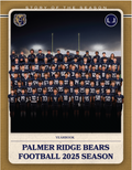 2025 Palmer Ridge Football Yearbook