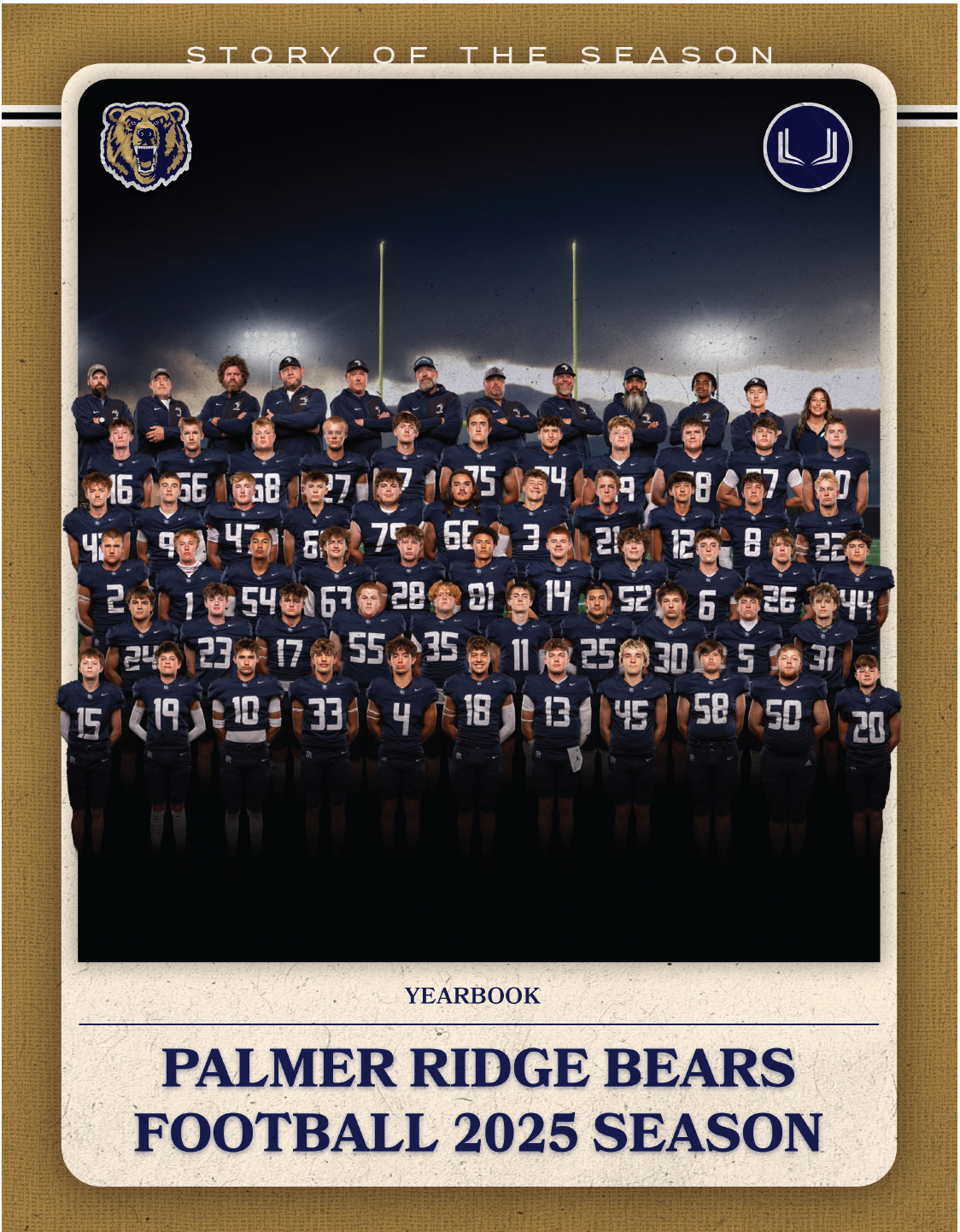 2025 Palmer Ridge Football Yearbook